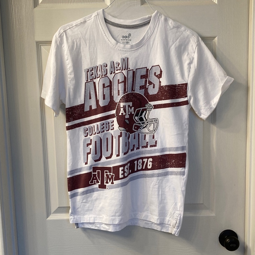 Texas A&M Aggies Kids' Maroon and White Tee
